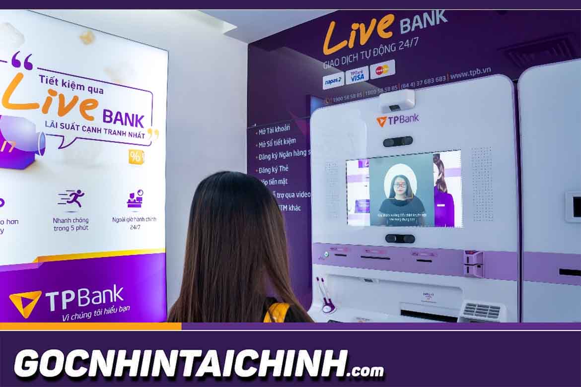 Nạp tiền vào cây ATM Livebank TPBank